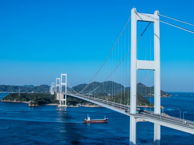 尾道の千光寺から望む街並み