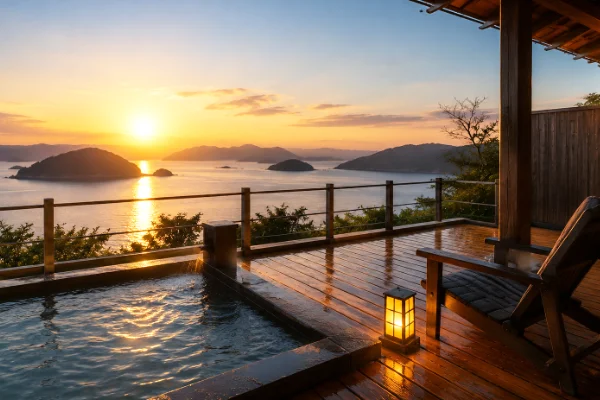 海を眺めながら静かに過ごせる広島の癒しの風景